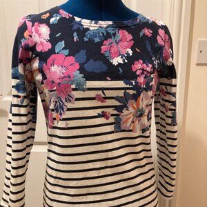 Joules long sleeve stripe top